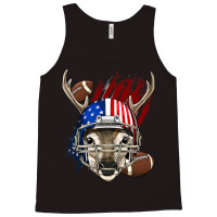 American Football Player Deer Patriotic Animal Deer Hunter Tank Top | Artistshot