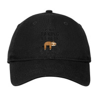 I'm Not Taking A Break My Code Is Compiling Sloth Programmer Adjustable Cap | Artistshot