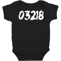 03218 Zipcode Barnstead New Hampshire Hometown Zip 03218 T Shirt Baby Bodysuit | Artistshot