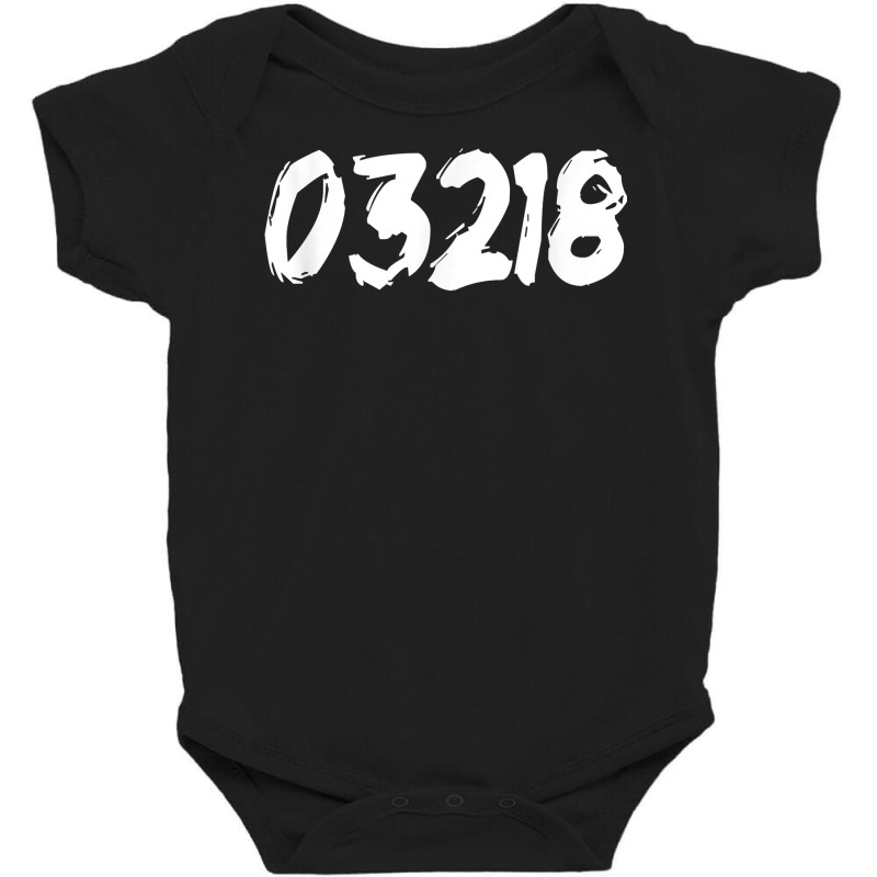 03218 Zipcode Barnstead New Hampshire Hometown Zip 03218 T Shirt Baby Bodysuit by sowleomballoucgp | Artistshot