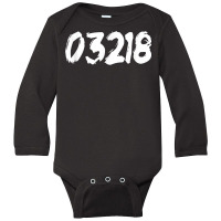 03218 Zipcode Barnstead New Hampshire Hometown Zip 03218 T Shirt Long Sleeve Baby Bodysuit | Artistshot