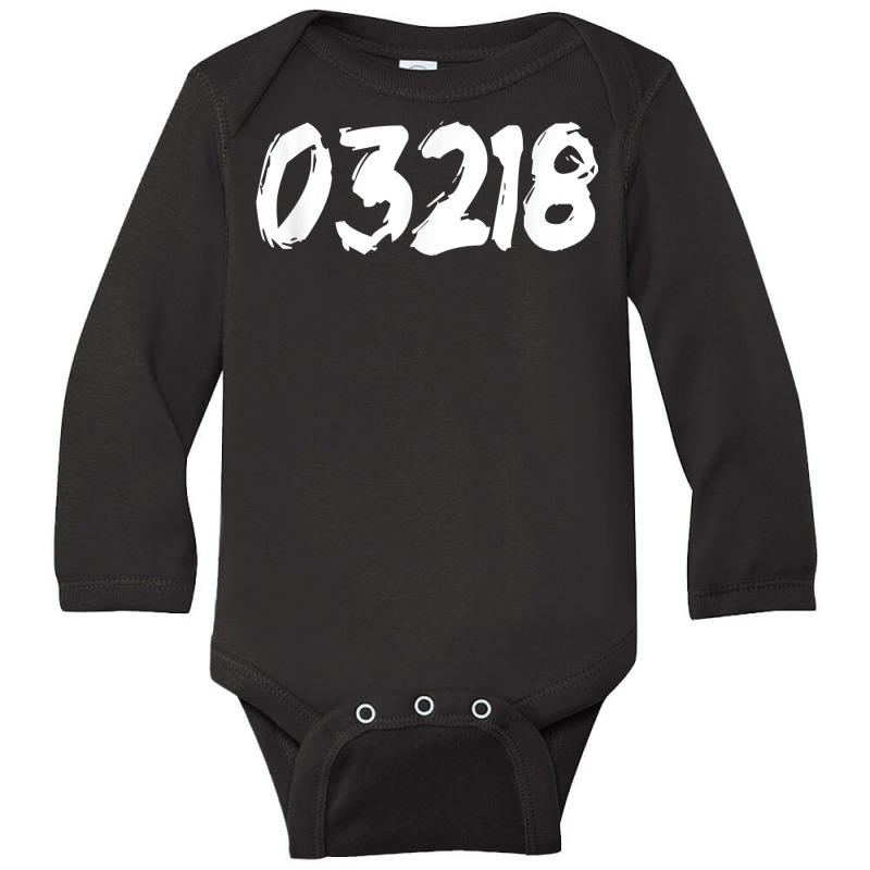 03218 Zipcode Barnstead New Hampshire Hometown Zip 03218 T Shirt Long Sleeve Baby Bodysuit by sowleomballoucgp | Artistshot