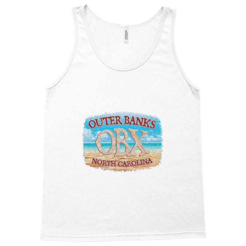 Outer Banks, North Carolina, With Beach Outer Banks Tank Top by zaenalmaza | Artistshot