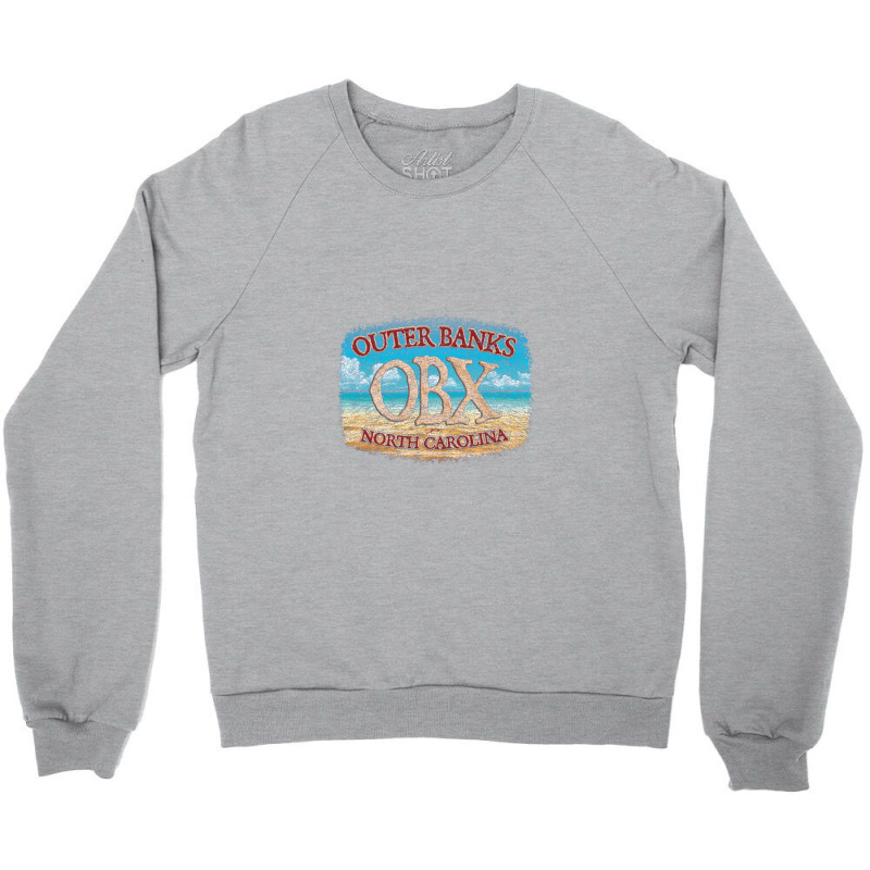 Outer Banks, North Carolina, With Beach Outer Banks Crewneck Sweatshirt by zaenalmaza | Artistshot