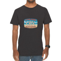 Outer Banks, North Carolina, With Beach Outer Banks Vintage T-shirt | Artistshot