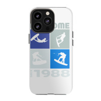 Awesome Since 1988. Wakeboard Lifestyle Long Sleeve T Shirt Iphone 13 Pro Case | Artistshot