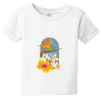 Paradise Flowers Baby Tee | Artistshot