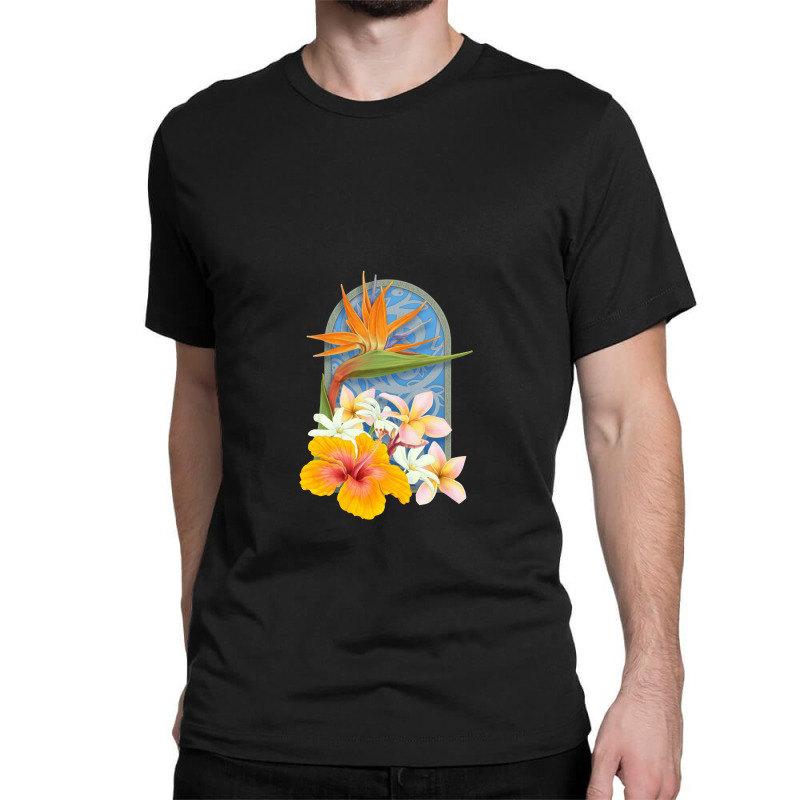 Paradise Flowers Classic T-shirt by zaenalmaza | Artistshot