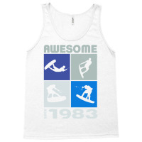 Awesome Since 1983. Wakeboard Lifestyle Pullover Hoodie Tank Top | Artistshot