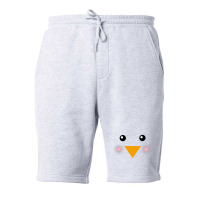 Easter Chick Face Costume For Kids And Toddlers T Shirt Fleece Short | Artistshot