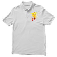 Yellow Hedgehog Jumps Aside Men's Polo Shirt | Artistshot