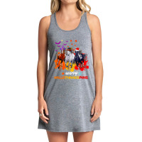 Halloween Thanksgiving Christmas Happy Hallothanksmas Horse 200 Tank Dress | Artistshot