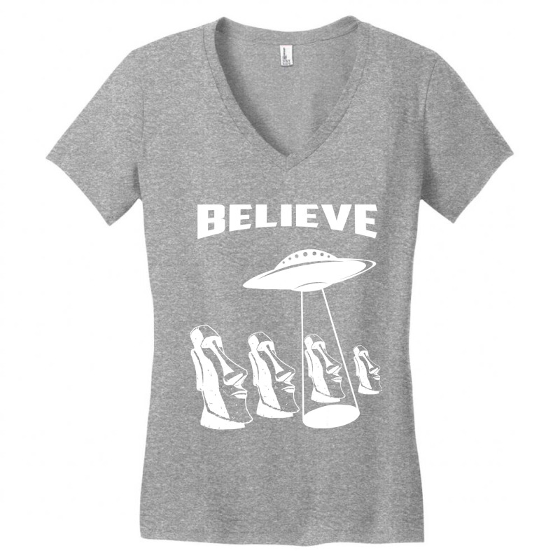 Easter Island Heads Moai Statues Alien T Shirt Women's V-neck T-shirt | Artistshot