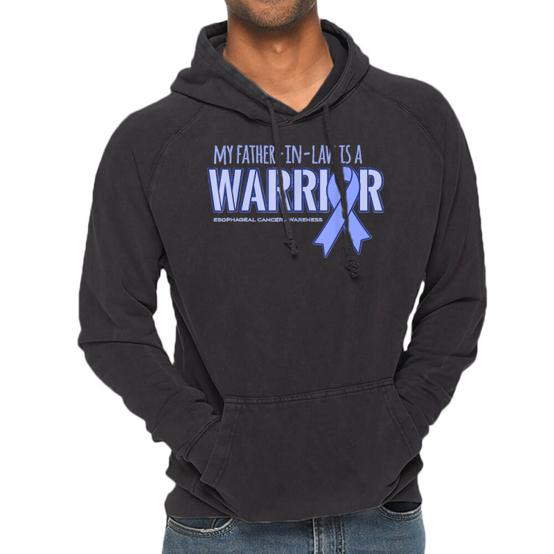 My Father In Law Is A Warrior Esophageal Cancer Vintage Hoodie by WirtzRichard | Artistshot