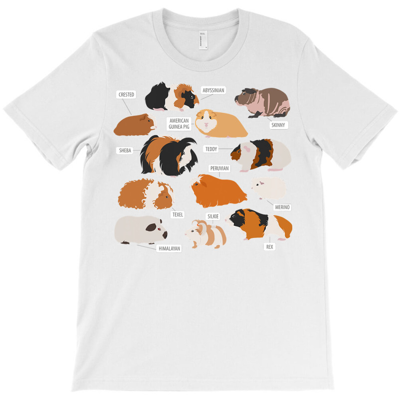 Guinea Pig Breeds Shirt Shirt Costume Clothing Accessories T Shirt T-shirt | Artistshot