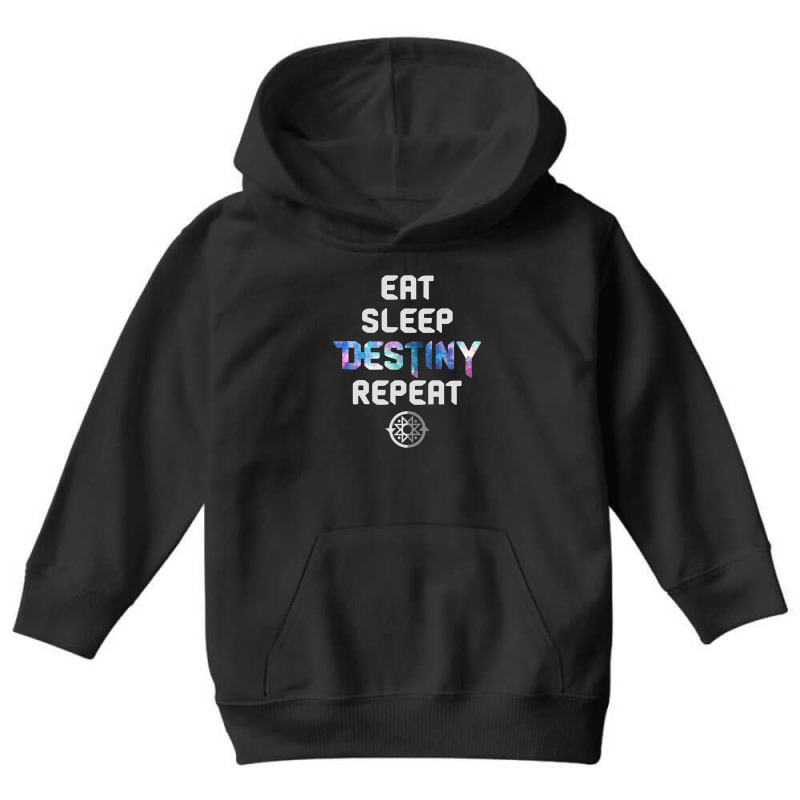 Eat Sleep Destiny Repeat  Gamers  Video Games Gaming Gift Youth Hoodie by sieuduong86 | Artistshot