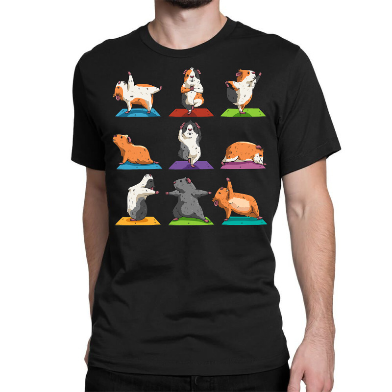 Guinea Pig Yoga Position Workout Gift T Shirt Classic T-shirt | Artistshot