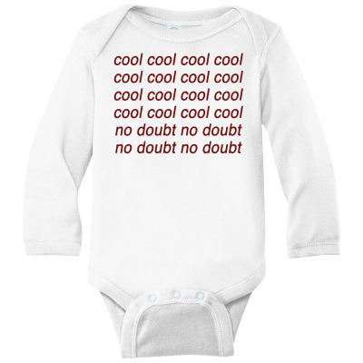 Cool No Doubt Long Sleeve Baby Bodysuit Designed By Artees Artwork
