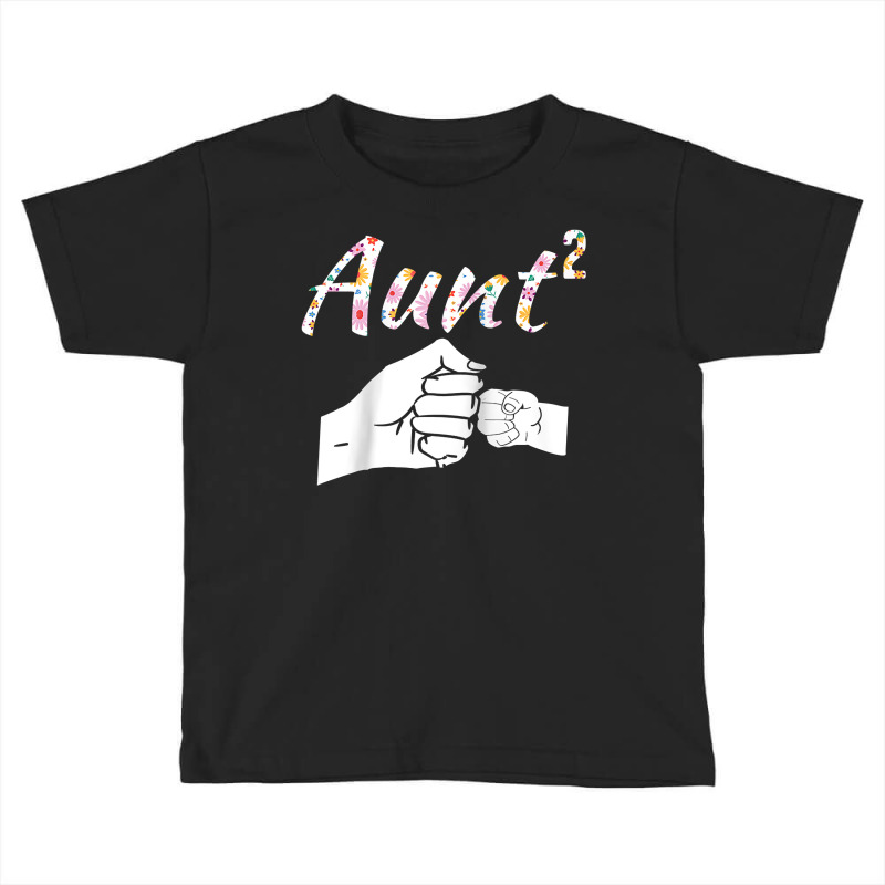 Aunt Two Times Over Raglan Baseball Tee Toddler T-shirt by deleonnylorindg | Artistshot