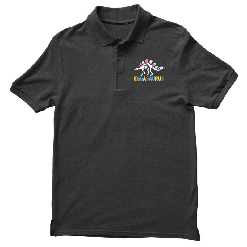 Eggasaurus Stegosaurus Easter Egg Dinosaur Funny Easter Men's Polo Shirt | Artistshot