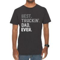 Best Truckin' Dad Ever For Men T Shirt Fathers Day Vintage T-shirt | Artistshot