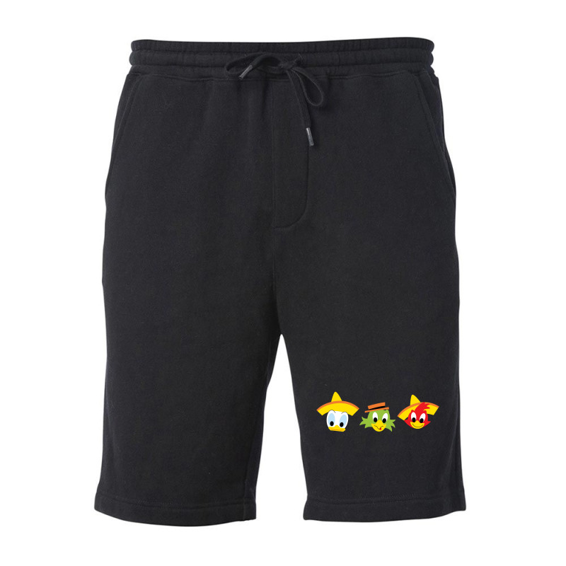 The Three Caballeros Fleece Short by usermomm1e | Artistshot