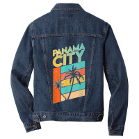 Panama City Beach Tshirt Family Vacation Florida Men Denim Jacket | Artistshot