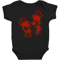 Halloween T Shirt Blood Hands Costume Zombie Outfit T Shirt Baby Bodysuit | Artistshot