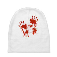 Halloween T Shirt Blood Hands Costume Zombie Outfit T Shirt Baby Beanies | Artistshot