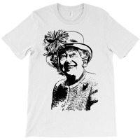 Ii. Elizabeth Silhouette Portrait T-shirt | Artistshot