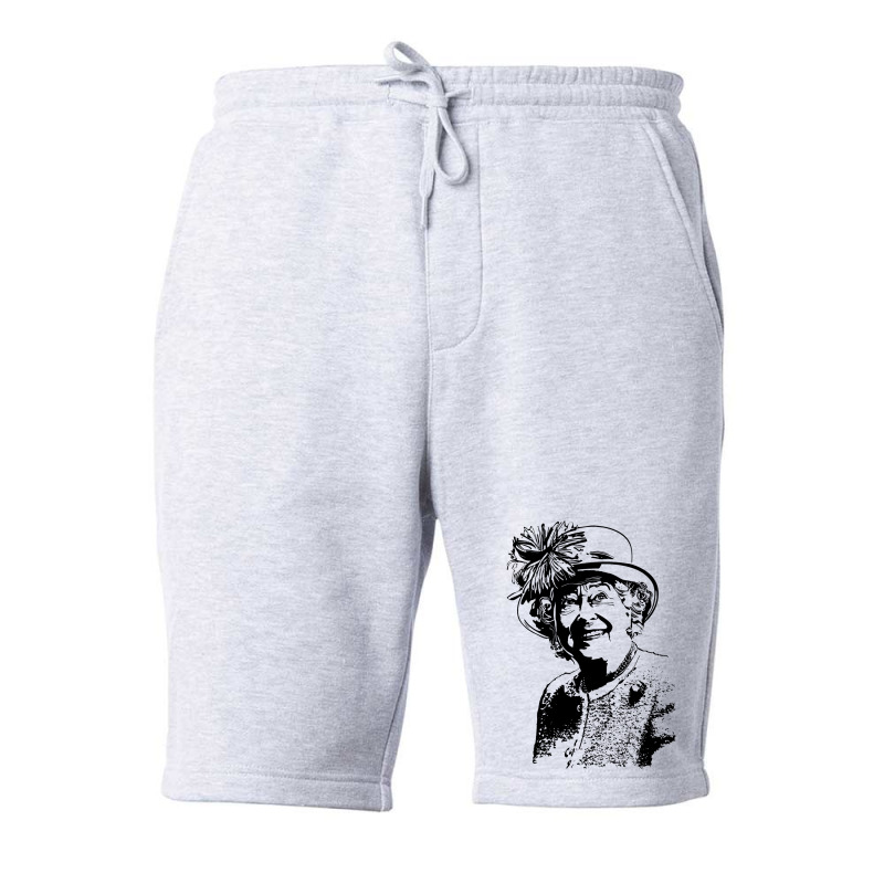 Ii. Elizabeth Silhouette Portrait Fleece Short | Artistshot