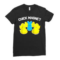 Peeps Chick Magnet With Bunny Officially Licensed Raglan Baseball Tee Ladies Fitted T-shirt | Artistshot