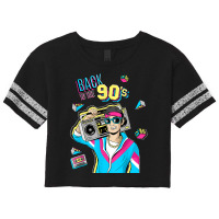 Retro Back To 90's Novelty Graphics & Cool Designs Funny Gifts Boy Gir Scorecard Crop Tee | Artistshot