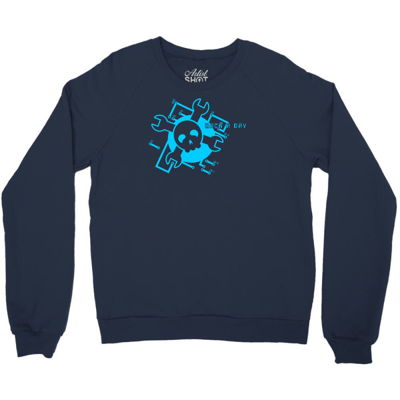 Hack A Day Crewneck Sweatshirt by TheSamsat | Artistshot