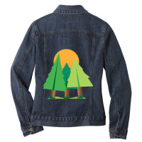 Day Gift Caballeros Funny Gift Ladies Denim Jacket | Artistshot