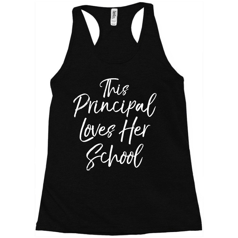 Principal Gift For Women This Principal Loves Her School Pullover Hood Racerback Tank by WirtzRichard | Artistshot