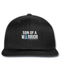 Family Prostate Cancer Awareness Light Blue Son Of A Warrior Printed Hat | Artistshot