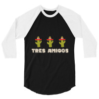 Music Vintage Caballeros Day Gift 3/4 Sleeve Shirt | Artistshot