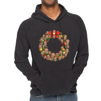 Nigel Farage Ukip Multiface Christmas Wreath Vintage Hoodie | Artistshot