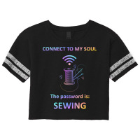 Connect To My Soul The Password Is Sewing Scorecard Crop Tee | Artistshot