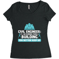 Engineer Ingeniero Civil Civil Engineering Long Sleeve T Shirt Women's Triblend Scoop T-shirt | Artistshot