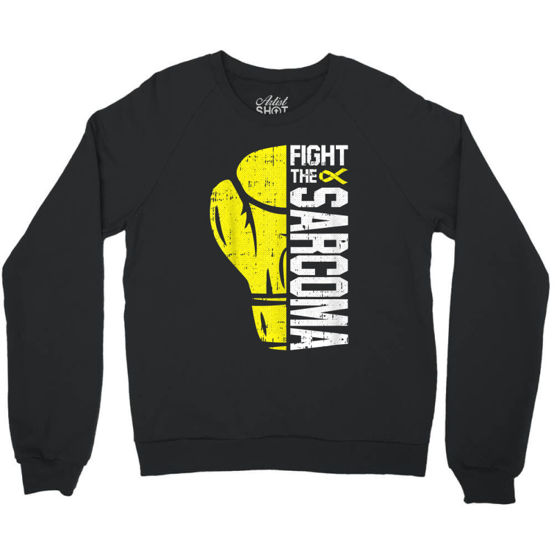 Fight Sarcoma Awareness Cool Ribbon Cancer Survivor Warrior Crewneck Sweatshirt | Artistshot