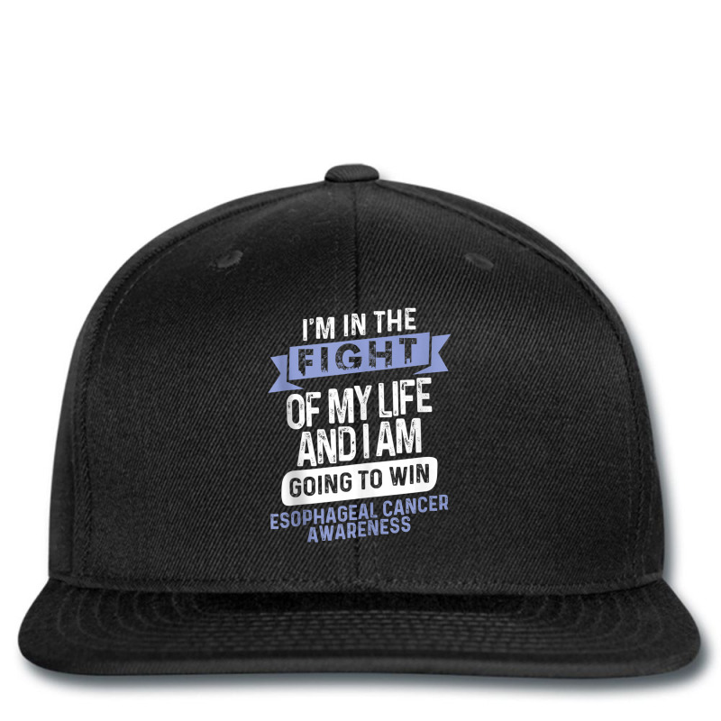 Fight To Win Esophageal Cancer Awareness Er Ribbon Printed hat by LaytonDesign | Artistshot