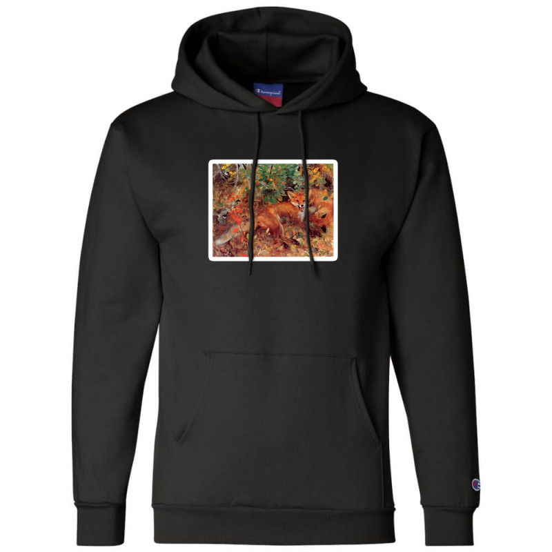 Capercaillies Courting By Ferdinand Von Wright 1862 111967883 Champion Hoodie by hasbyart | Artistshot