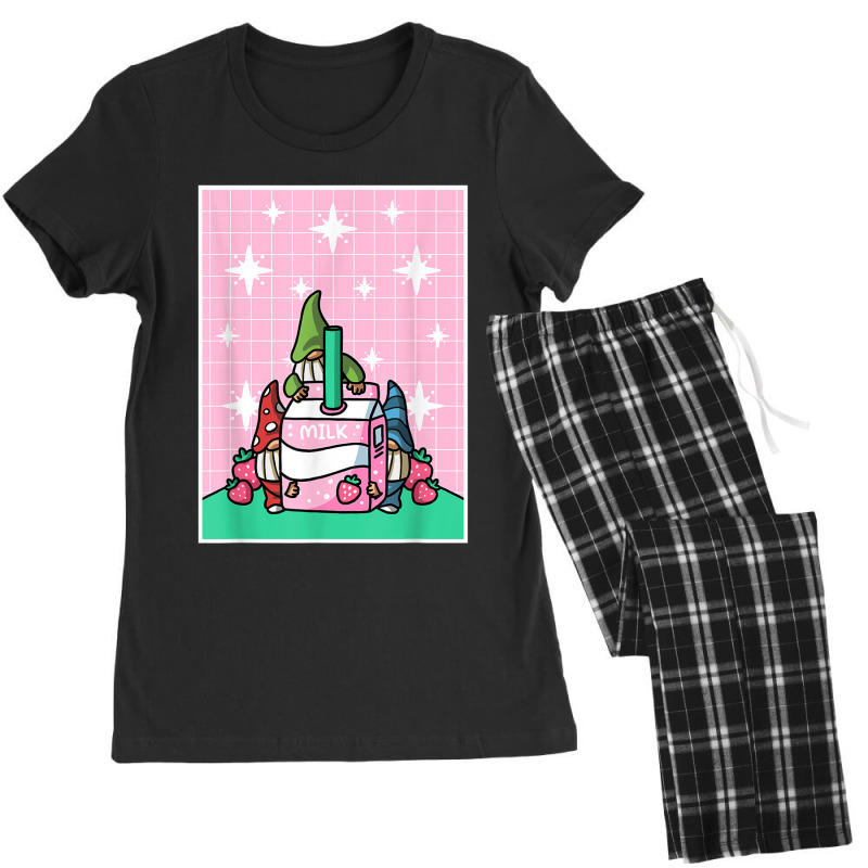 Gnomes Strawberry Milk Shake Carton Japanese Kawaii Anime Women's Pajamas Set by MarquesDesign | Artistshot