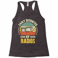 Easily Distracted By Radios Ham Radio Amateur Radio T Shirt Racerback Tank | Artistshot