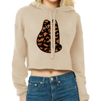 Tortoiseshell Tortie Cute Cat Cropped Hoodie | Artistshot