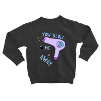 You Blow Me Away Hairdryer Toddler Sweatshirt | Artistshot