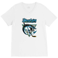 Lindsay Muskies V-neck Tee | Artistshot