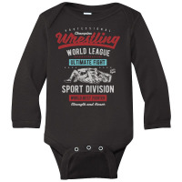 Wrestling Long Sleeve Baby Bodysuit | Artistshot